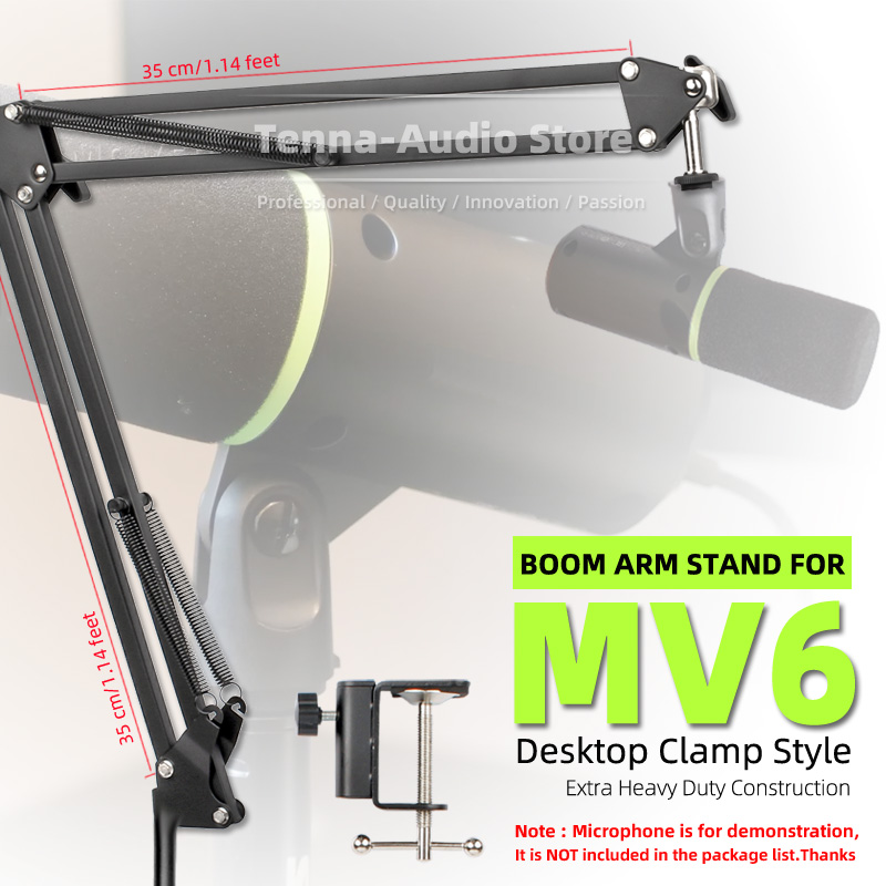Microphone Arm Boom - Soporte de micrófono, pieza Compatible con