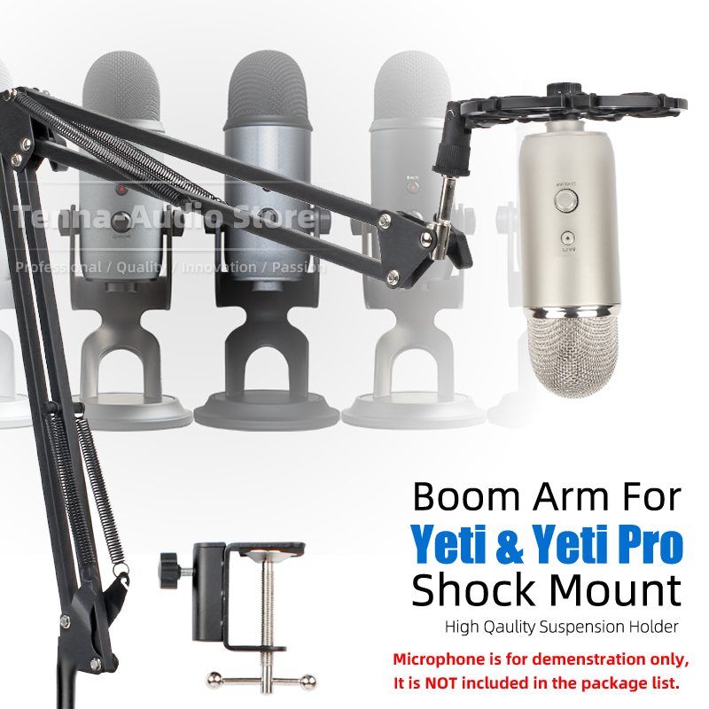 Microphone Arm Boom - Brazo de suspensión antivibración para soporte