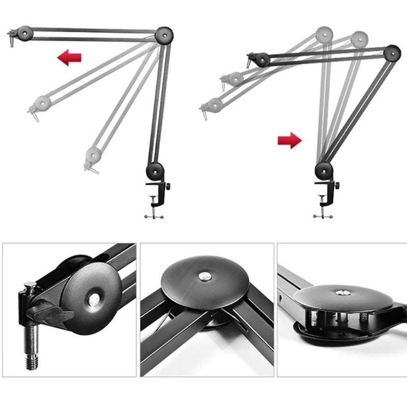 Microphone Arm Boom - Soporte brazo tijera con brazo suspensión