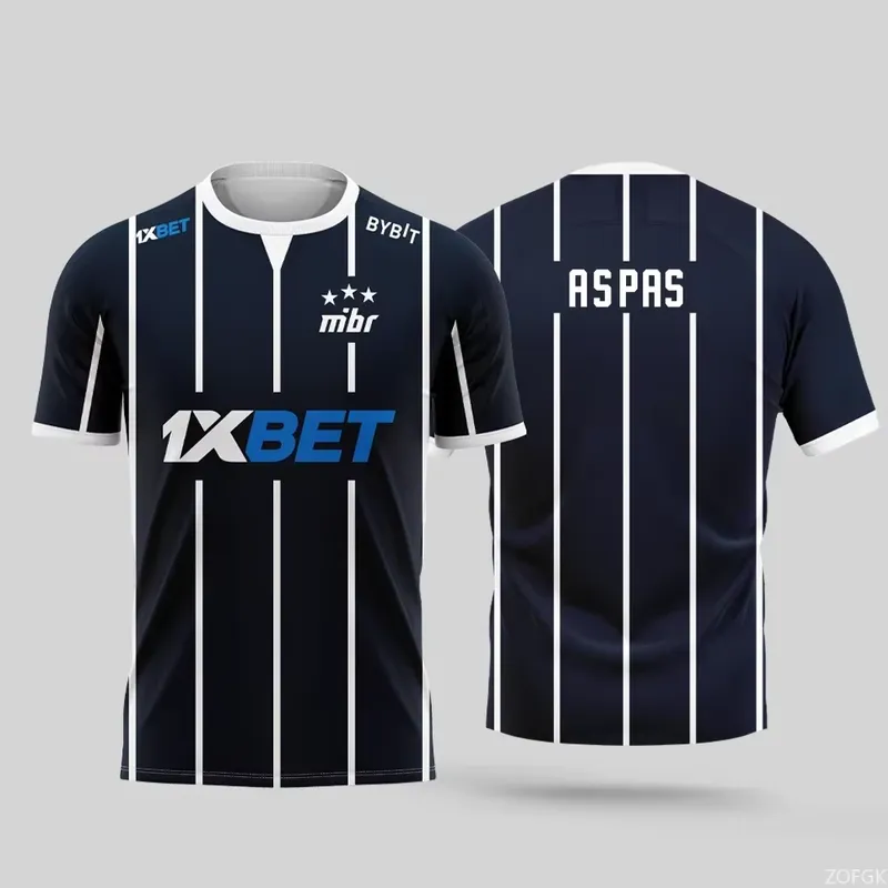 Esports Gaming Teams - Camiseta de Juego del Equipo MIBR