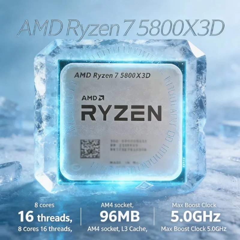 Amd Cpu Ryzen 7 - CPU para Juegos AMD Ryzen 7