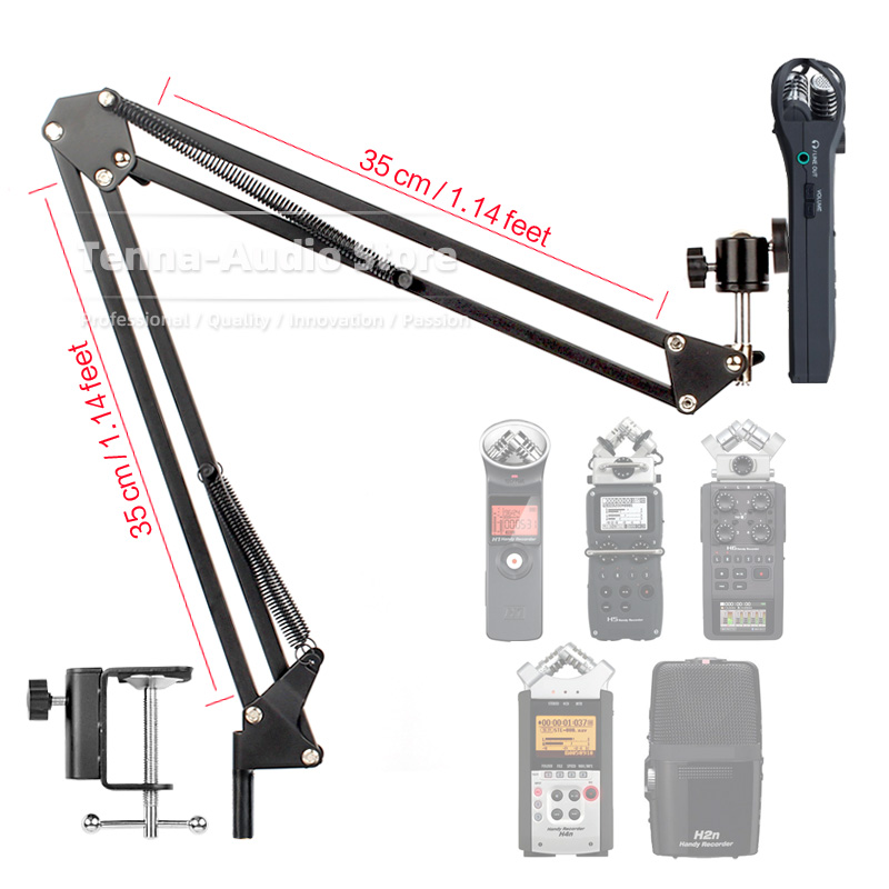 Microphone Arm Boom - Soporte de brazo articulado de sobremesa