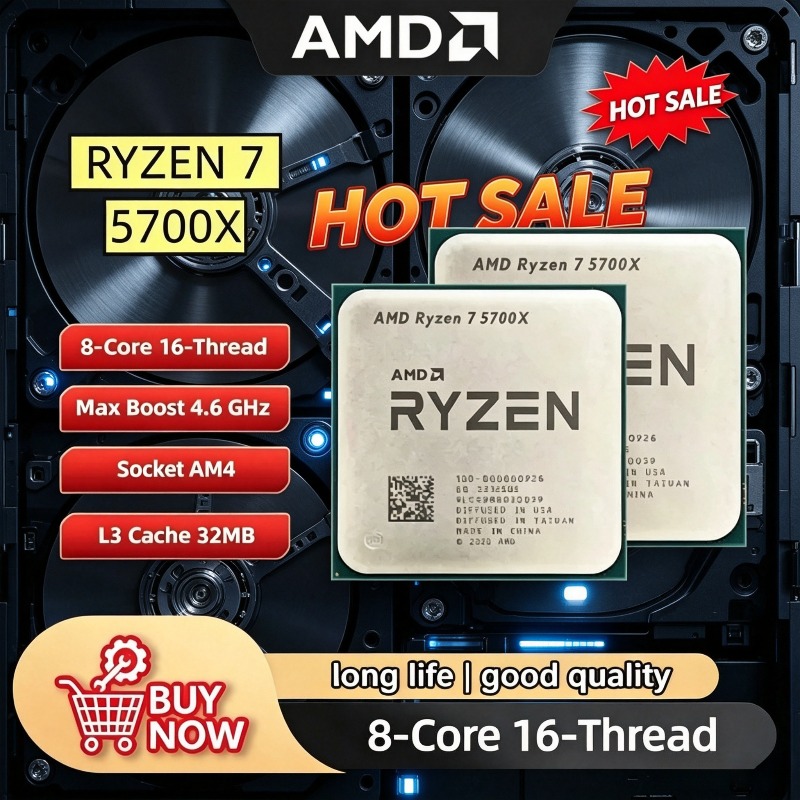 CPU AMD Ryzen 7 5700X Desbloqu - Amd Cpu Ryzen 7 reseña y precio