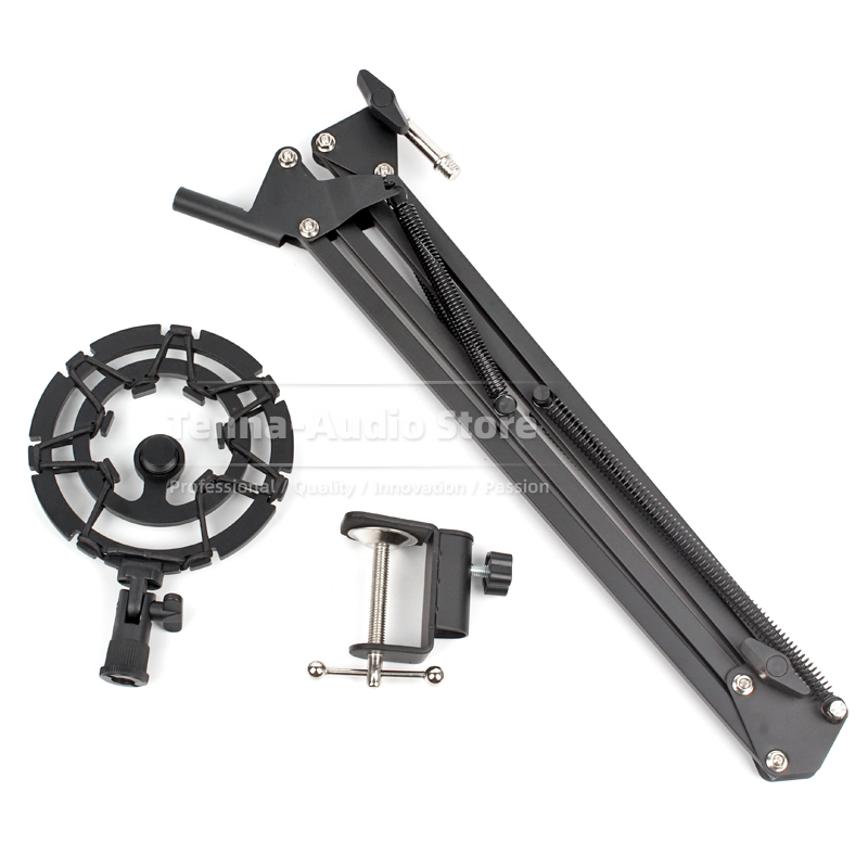 Brazo de suspensión antivibrac - Microphone Arm Boom reseña y precio