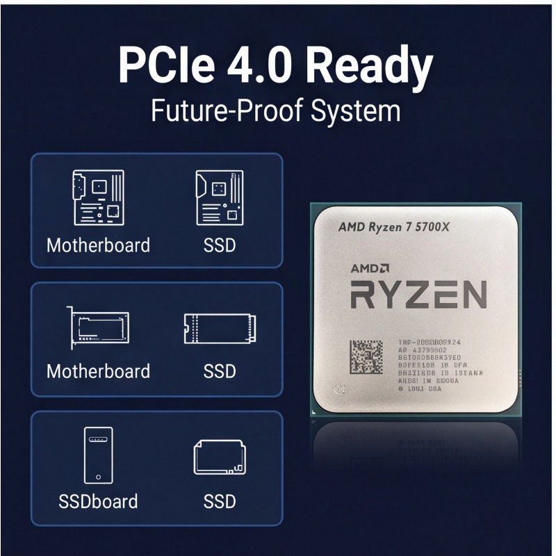 Procesador AMD Ryzen 7 5700X p - Amd Cpu Ryzen 7 reseña y precio