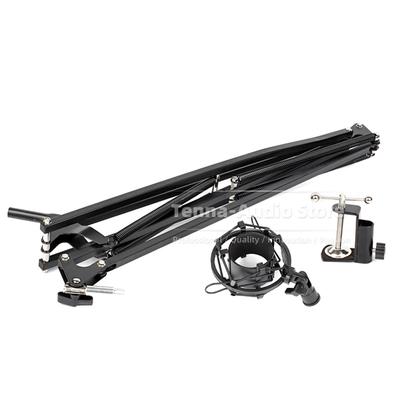 Soporte de micrófono de brazo  - Microphone Arm Boom reseña y precio